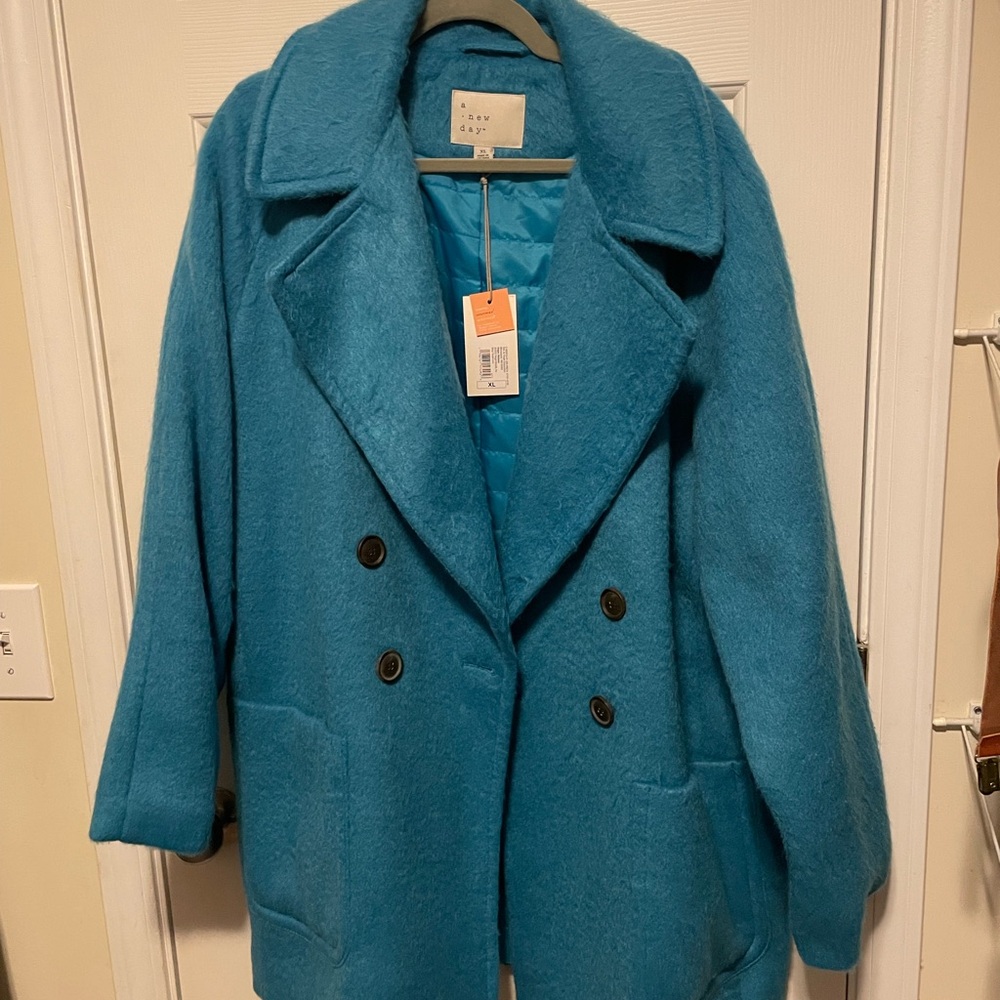 A New Day Blue Women's PeaCoat